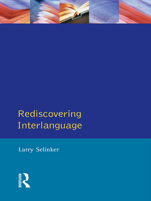cover image of Rediscovering Interlanguage